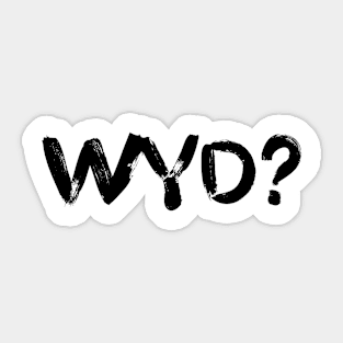 WYD Sticker